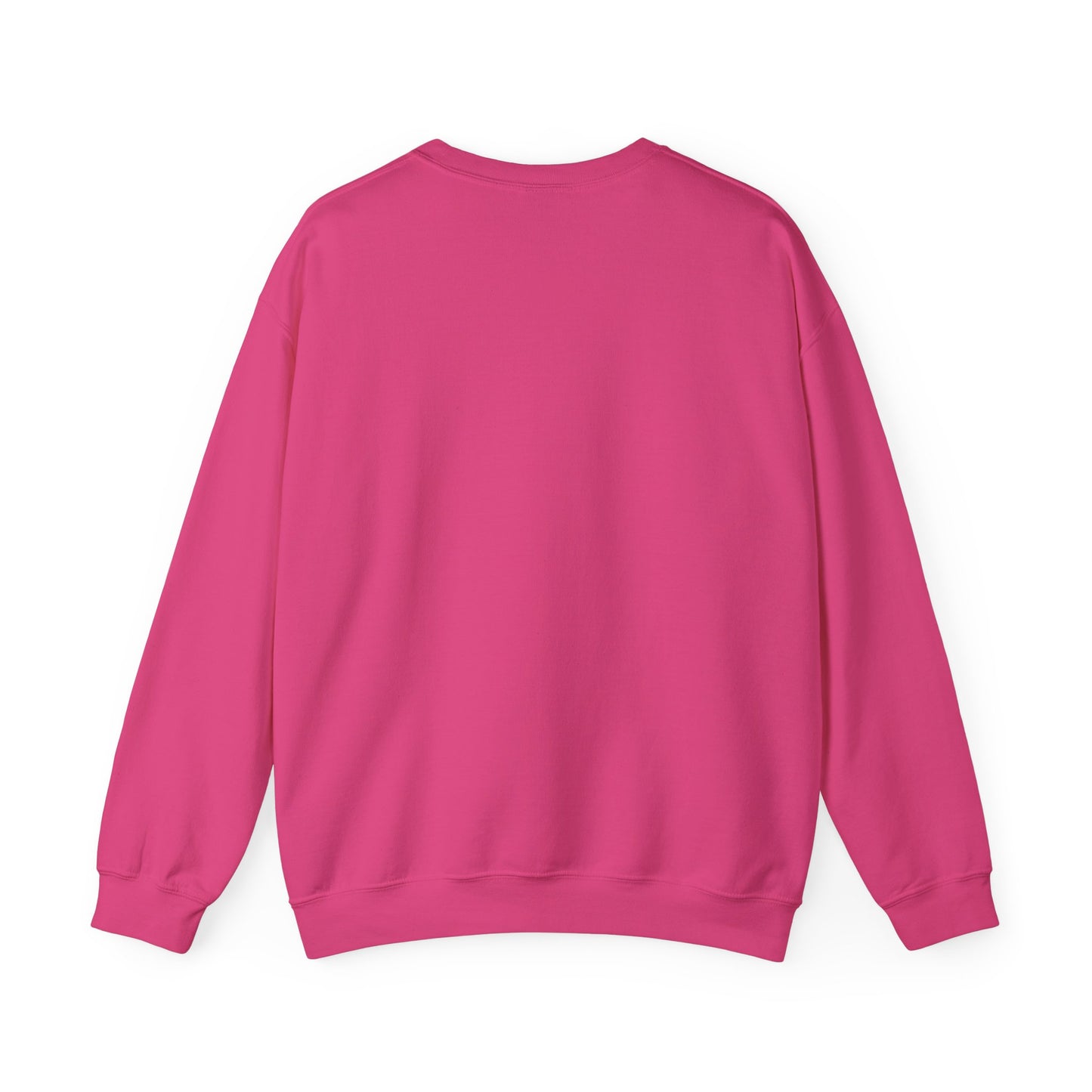 Displayed against a white background, the Banks + Cove I’m Not Single Dog Lover Crewneck Sweatshirt is a plain pink unisex design featuring long sleeves and a round neckline, making it a perfect minimalist gift for pet owners.